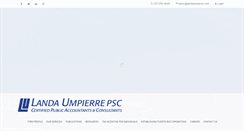 Desktop Screenshot of landaumpierre.com