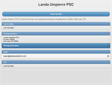 Tablet Screenshot of landaumpierre.com